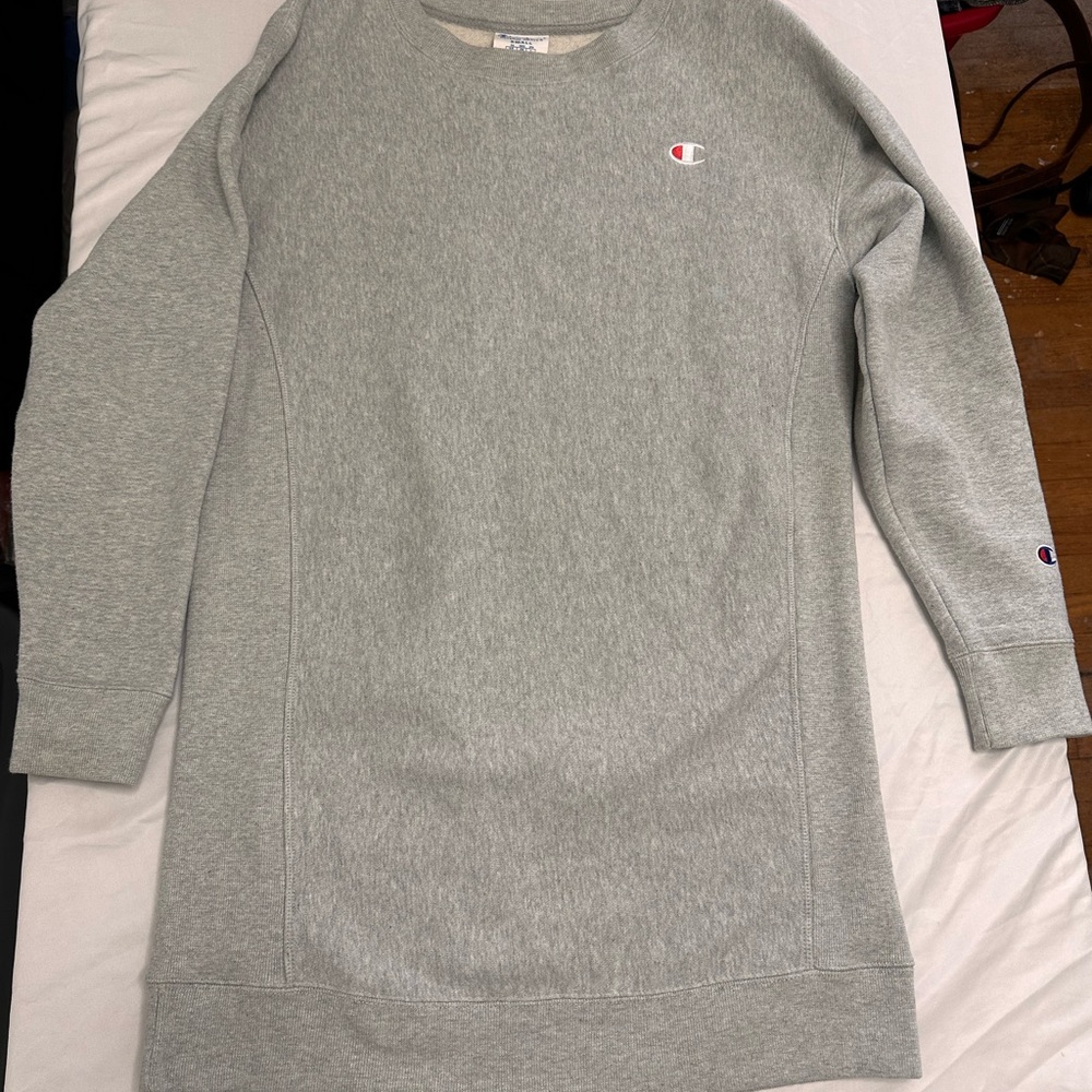 Y2K Champion Women's Gray Sweater Dress size small